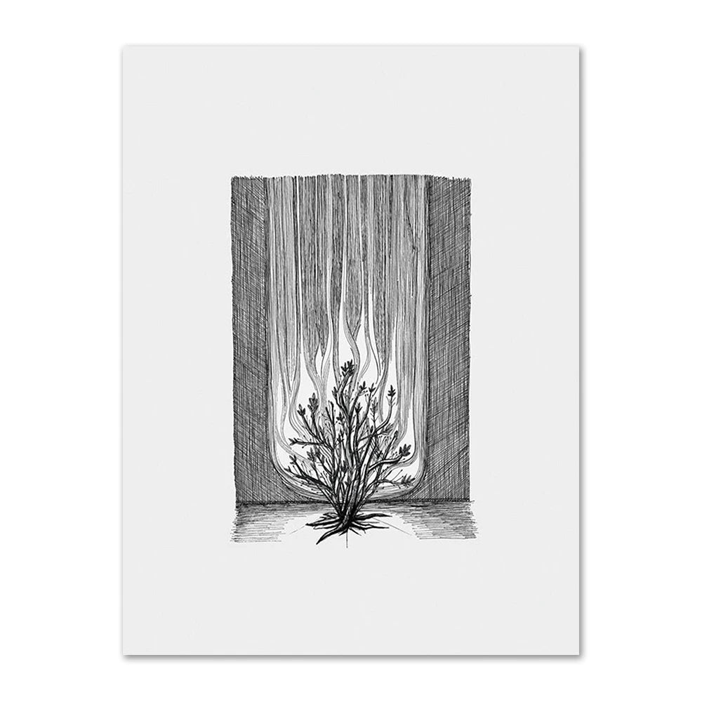 Burning Bush Canvas Poster