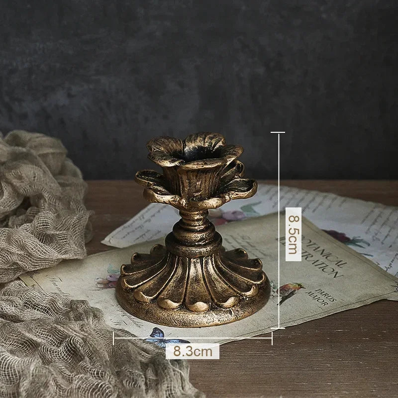 Dark Academia Ornate Candle Holders