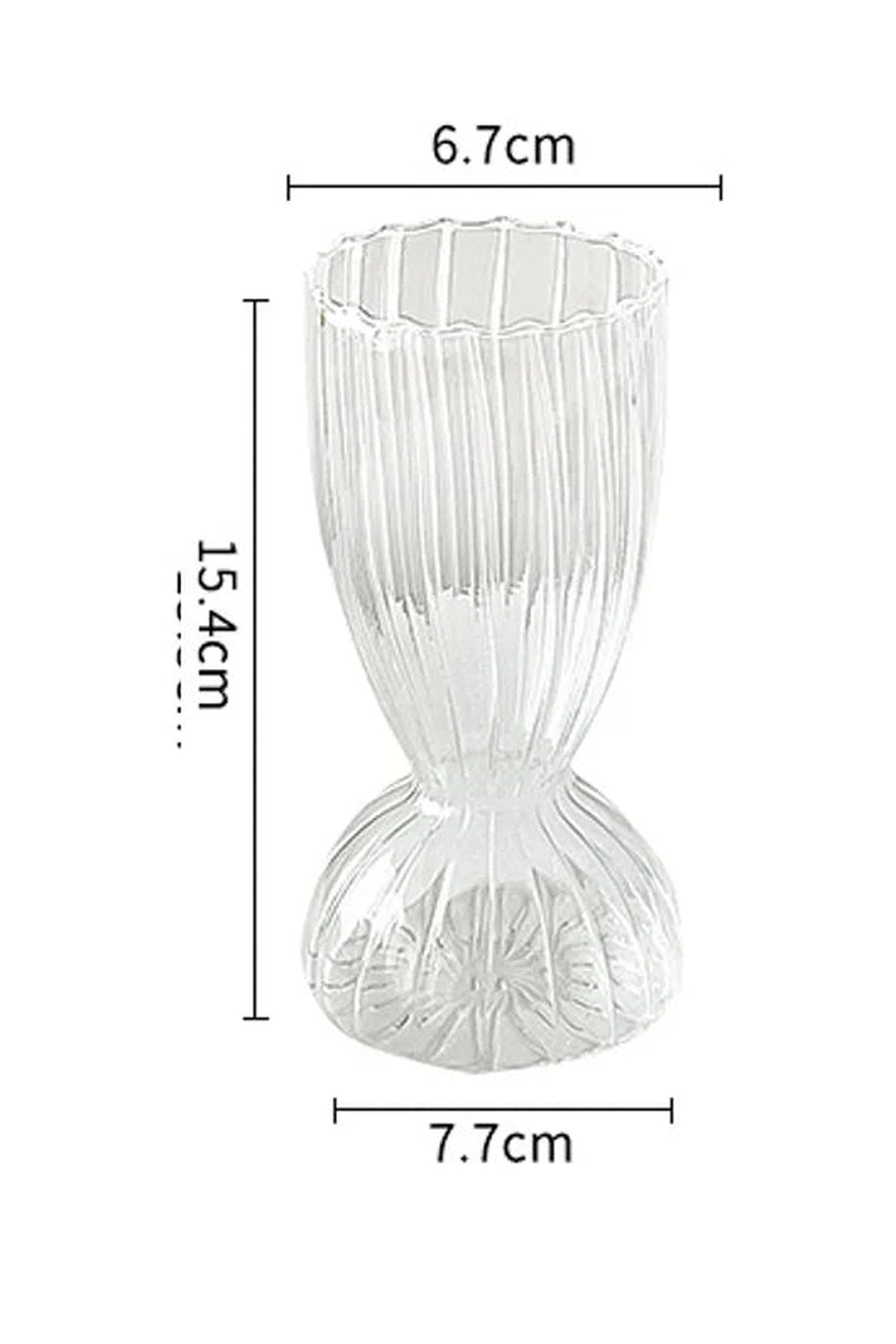 Clear Modern Glass Vase