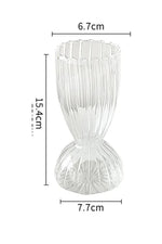 Clear Modern Glass Vase