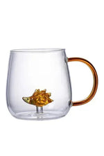 Cartoon Animal Glass Juice Cup