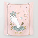 Pink Horoscope Tapestry