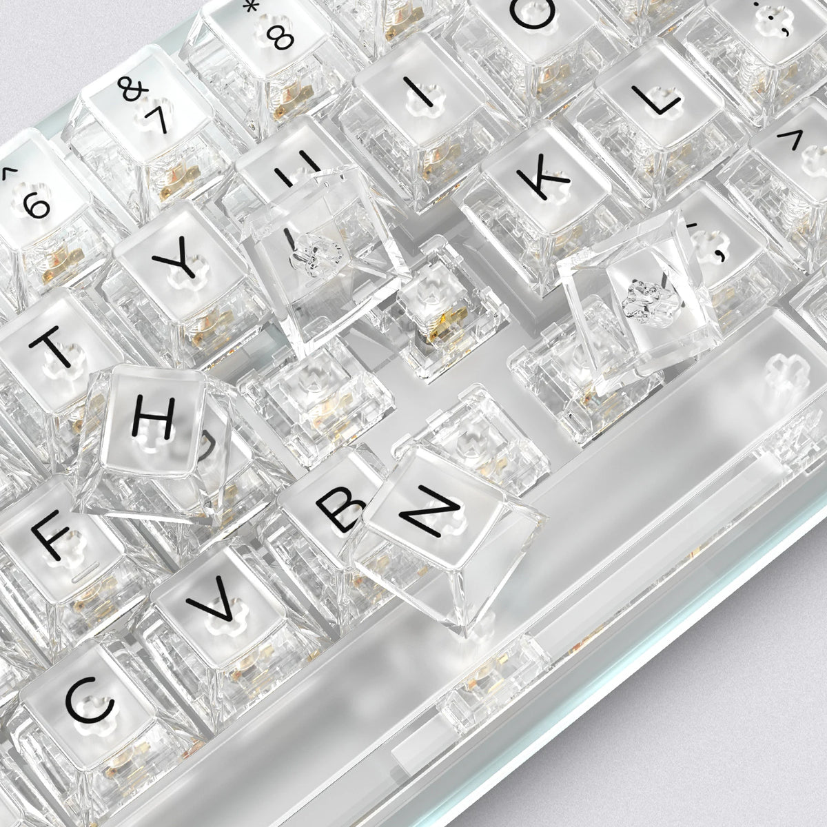 Ice Crystal Cherry Keycaps