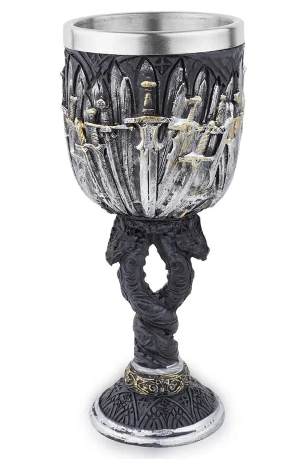 Medieval Sword Chalice Goblet