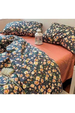 Floral Korean Romantic Bedding Set