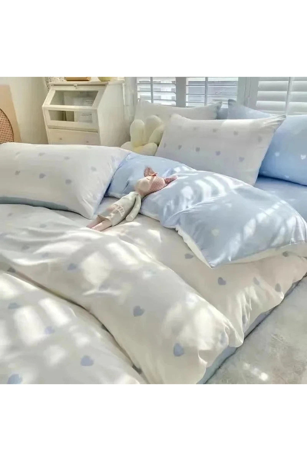 Floral Korean Romantic Bedding Set