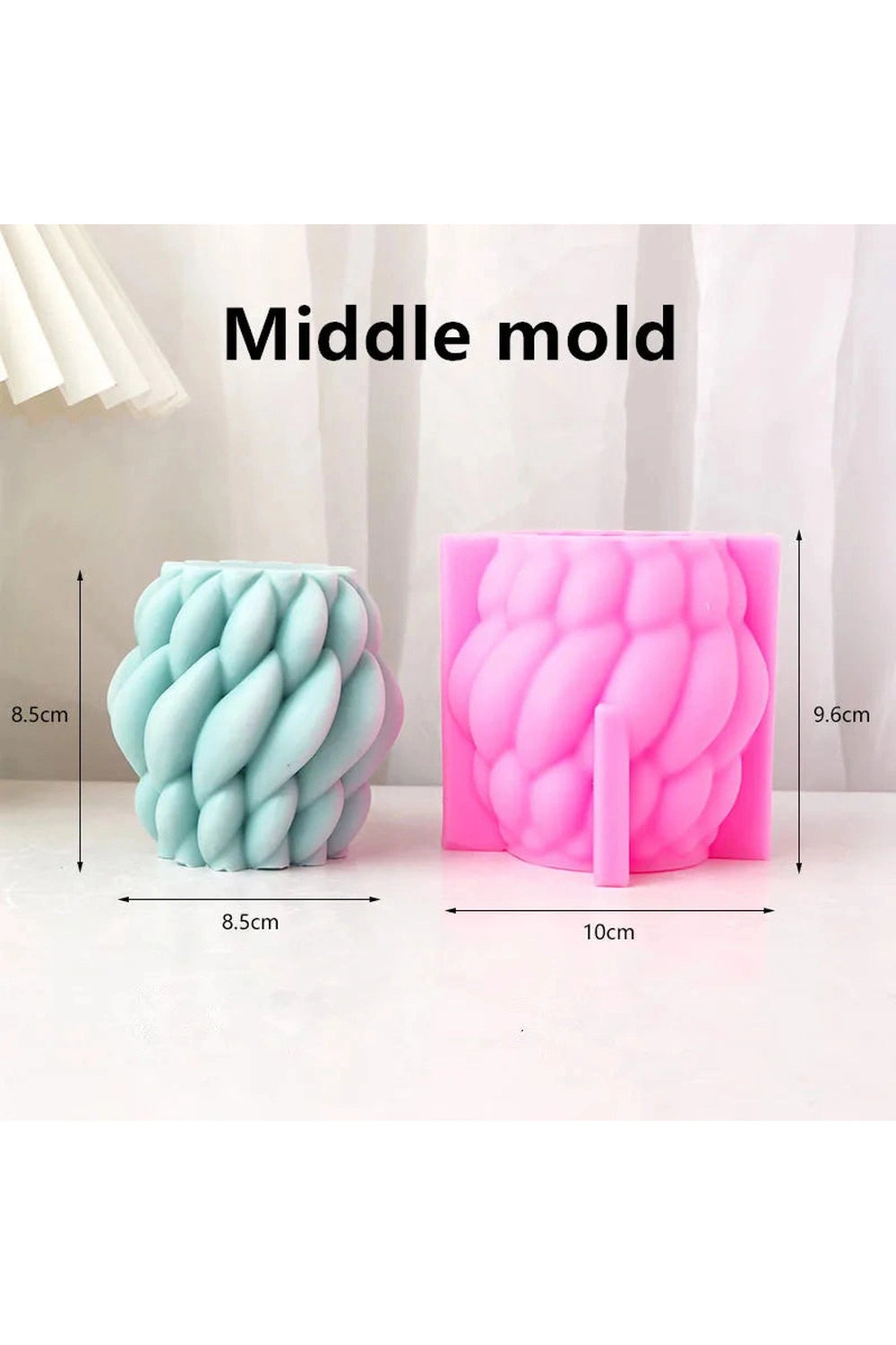 Unique Wavy Candle Mold DIY