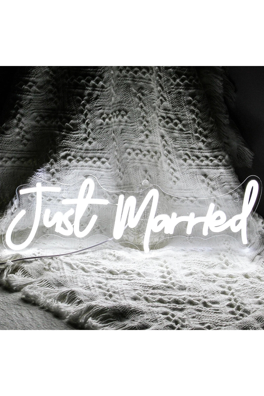 Just Married Neon Sign