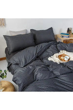 Grey Simple Bedding Set