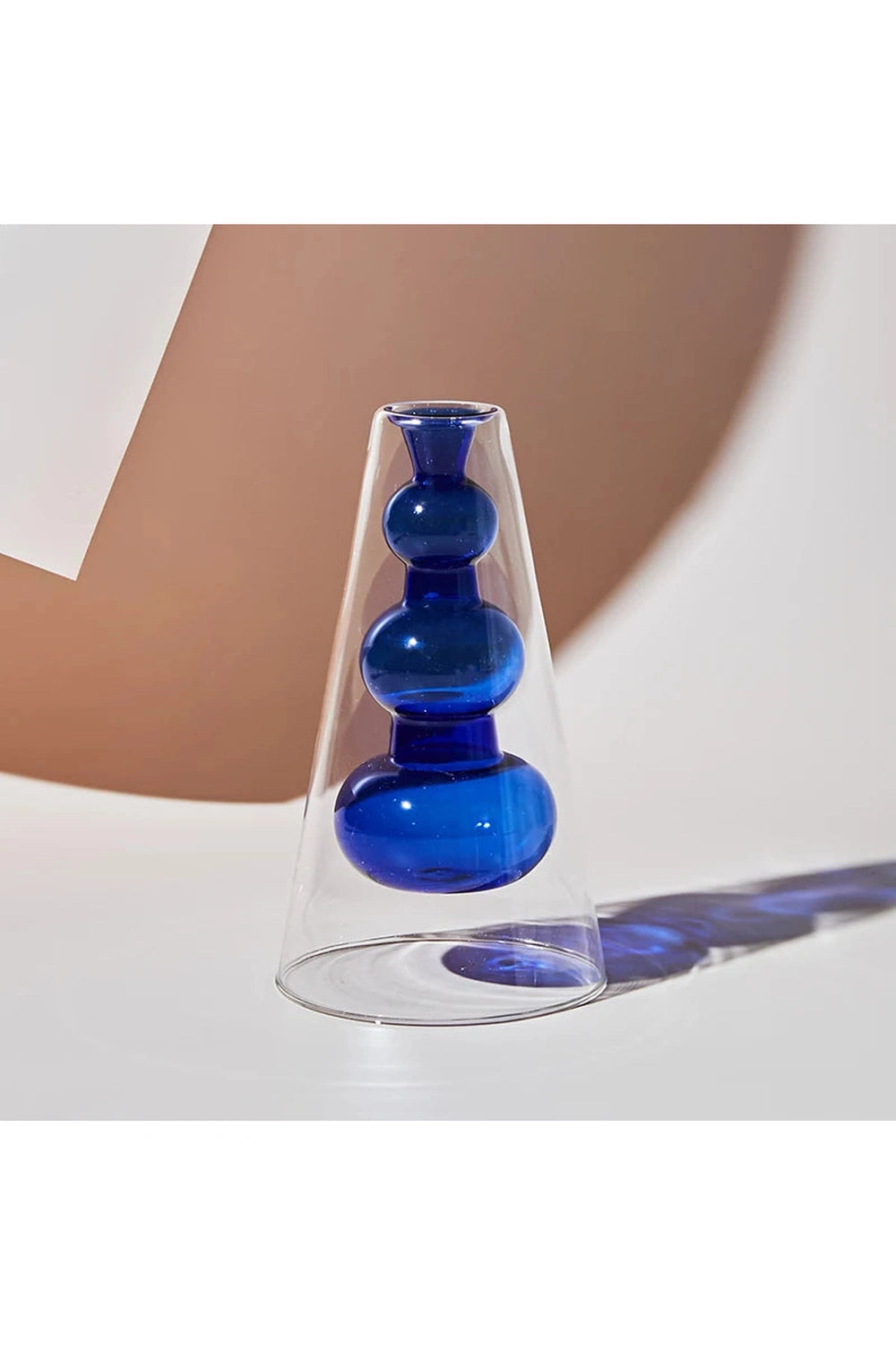 Hydroponic Colored Glass Vase