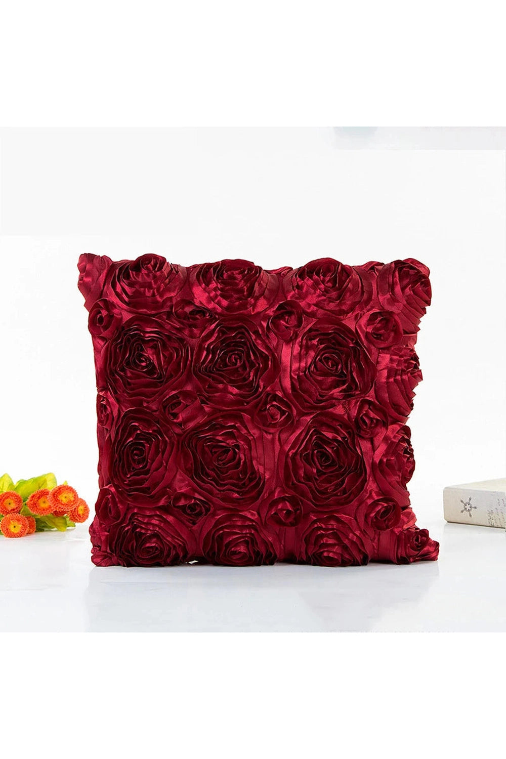 Romantic 3D Rose Pillow Case