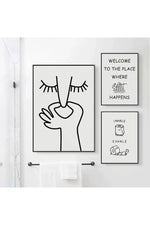 Funny Bathroom Humor Canvas Poster