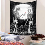 Skull Wedding Tarot Tapestry