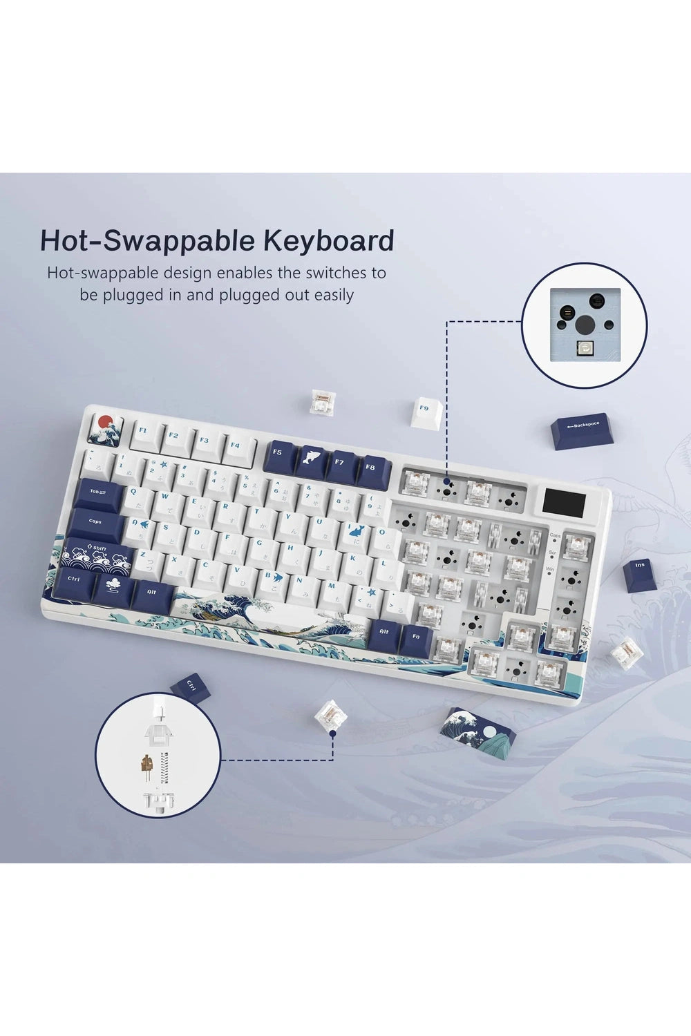 Smart Display Gaming Keyboard