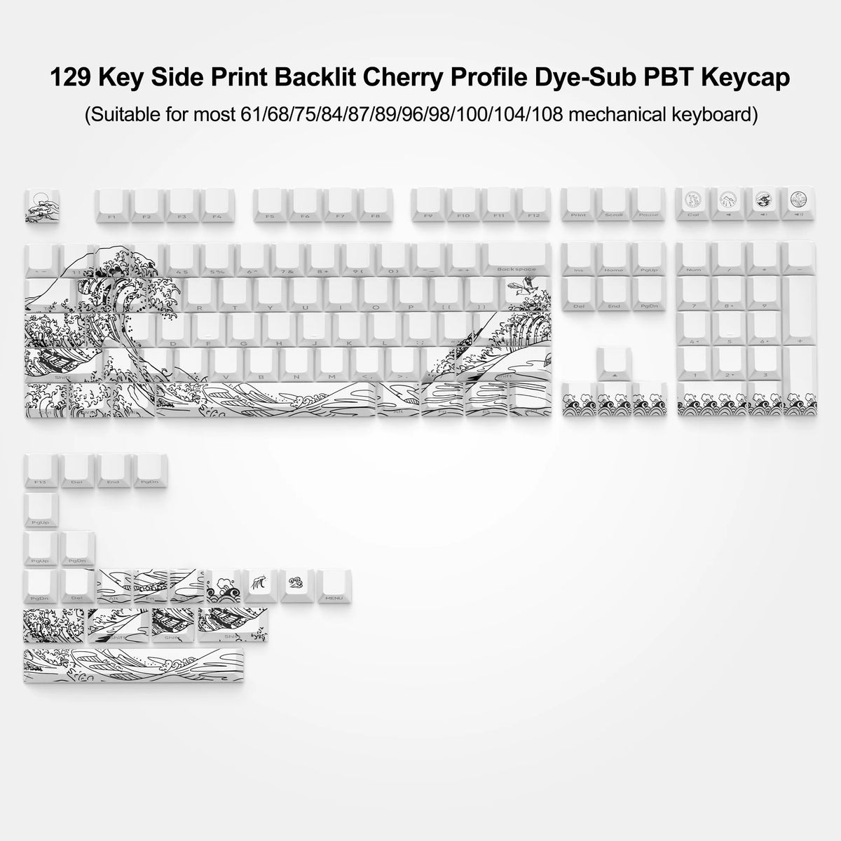 Black Coral Sea Keycaps