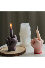 Rude Gesture Candle Mold DIY