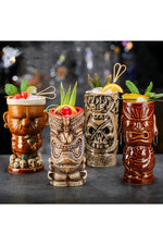 Ceramic Tiki Cocktail Mug