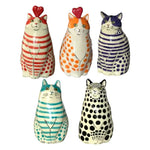 Whisker Bloom Cat Vases