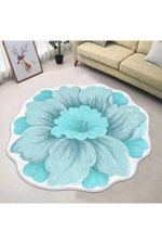 Chinese Flower Decor Rug