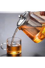 Stainless Infuser Glass Teapot