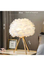 Romantic Feather Table Lamp