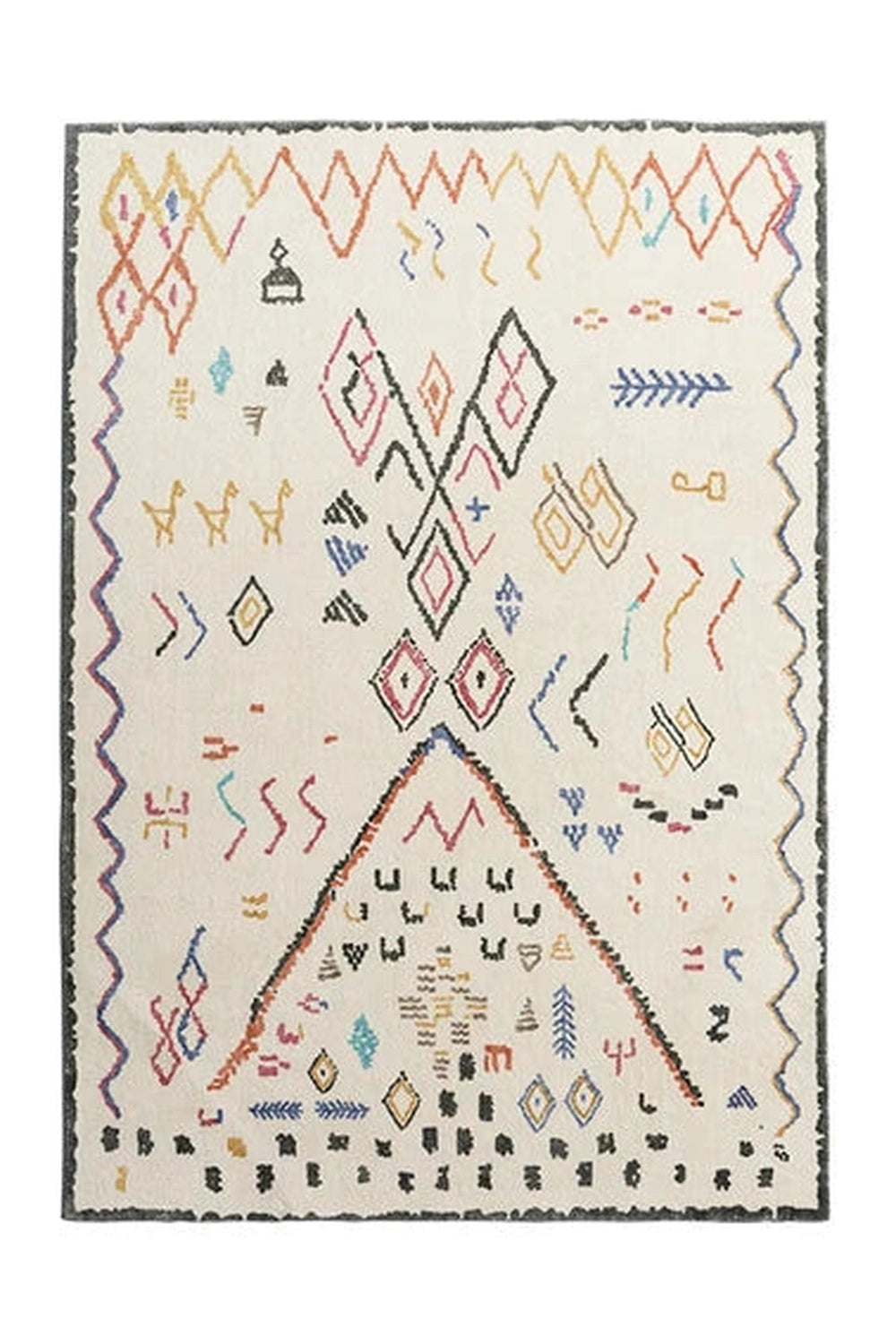 Plush Persian Moroccan Rug