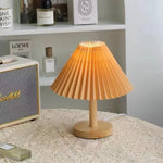 Fall Decor Cottagecore Pleated Table Lamps