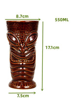 Ceramic Tiki Cocktail Mug