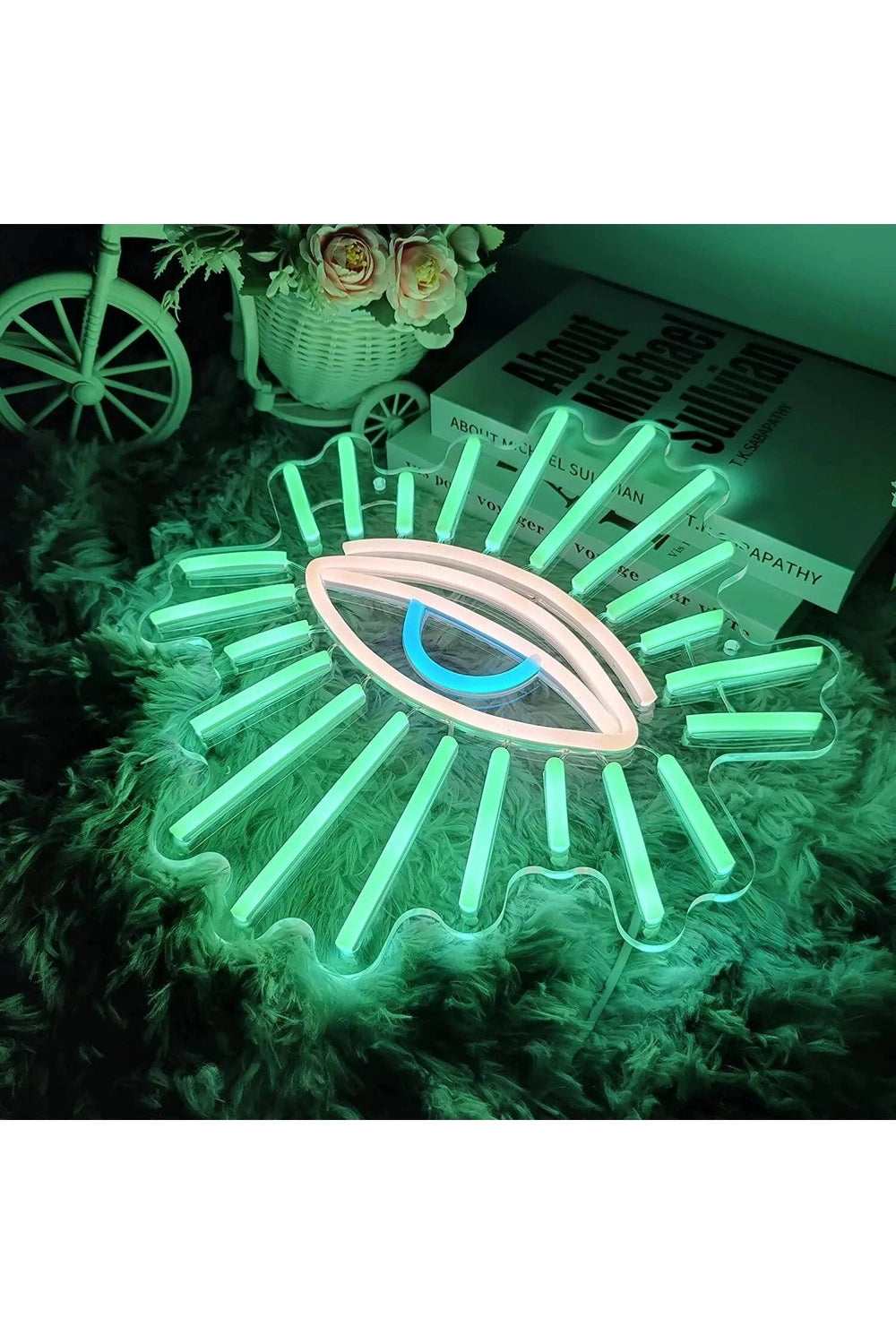 Green Evil Eye Neon