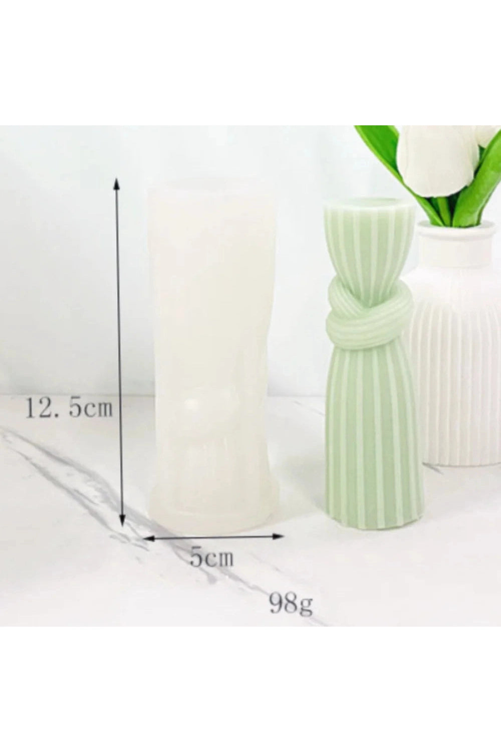 Wave Column Candle Mold DIY