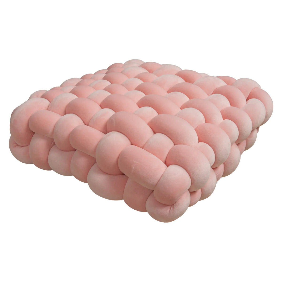 Velvet Knot Cloud Backrest Pillow Set