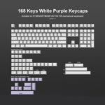 Purple White Cherry Keycaps