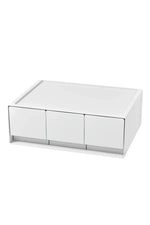 Stackable White Storage Drawer