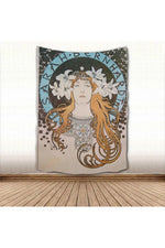 Art Nouveau Zodiac Goddess Tapestry