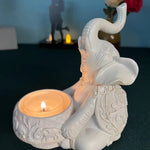 Elephant Trunk Tealight Candle Holder