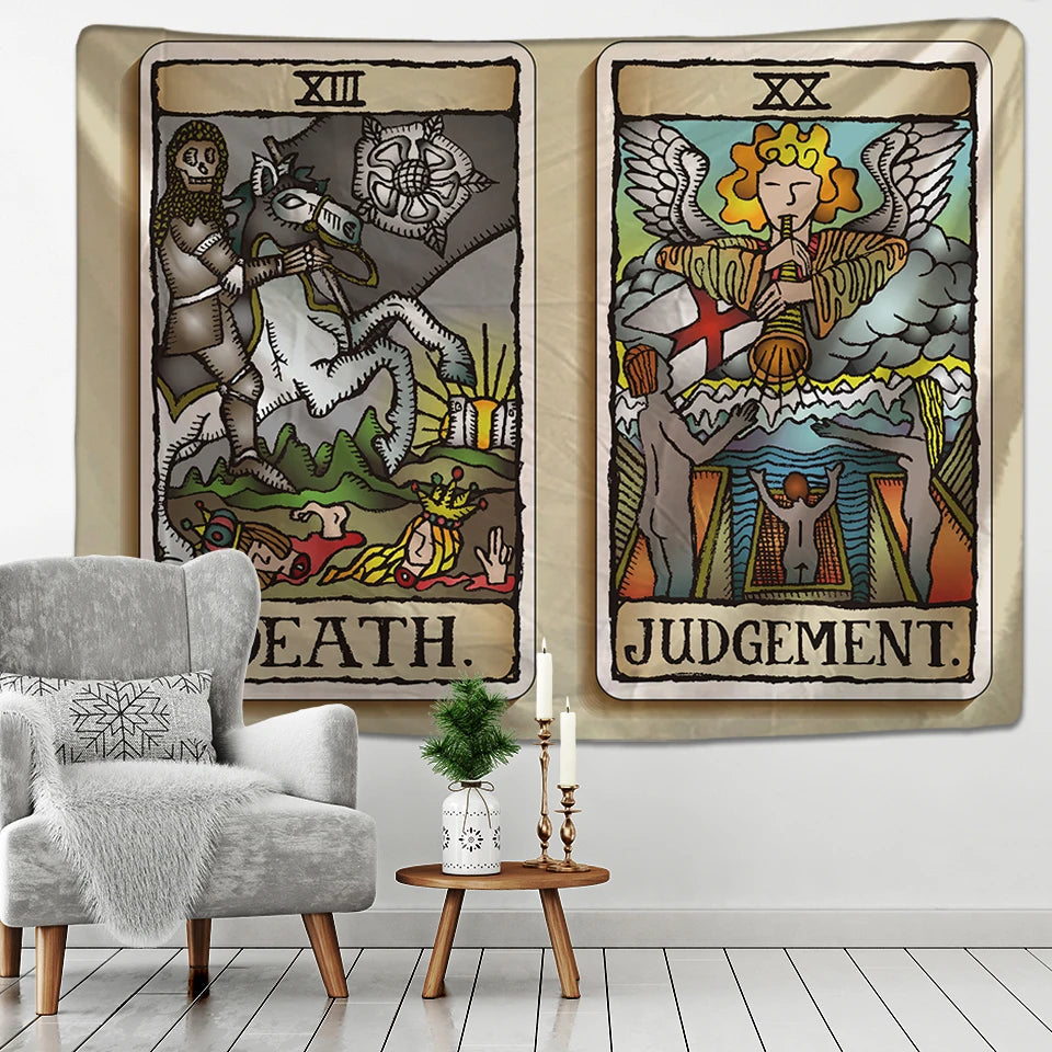 Classic Card Tarot Tapestry