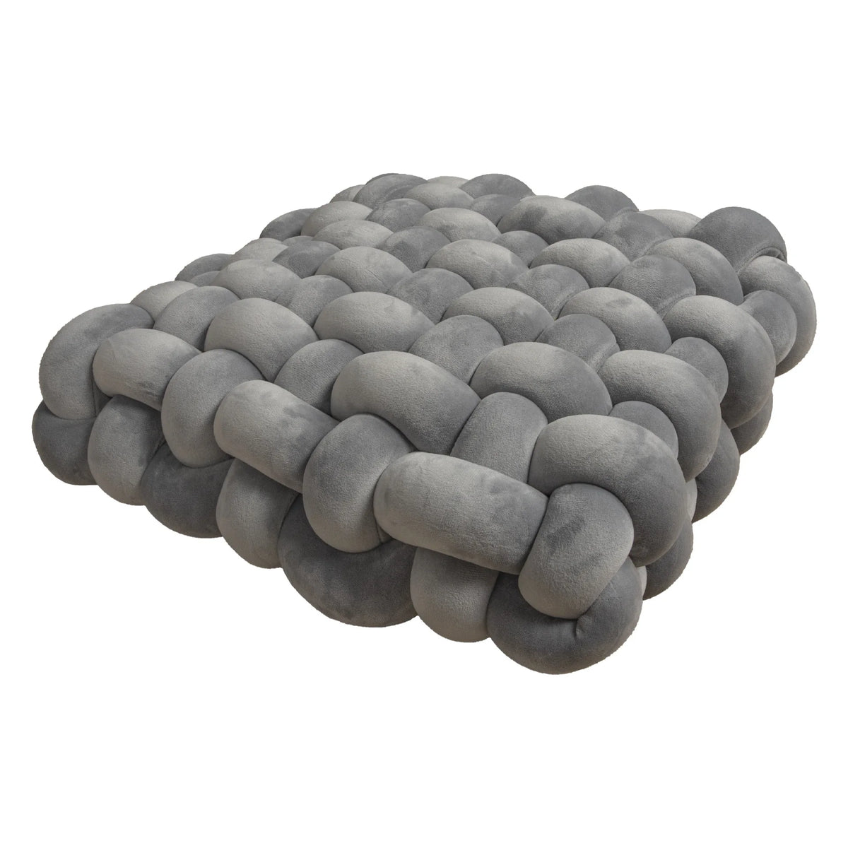 Velvet Knot Cloud Backrest Pillow Set