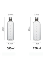 Minimalist Hydration Tracker Bottles