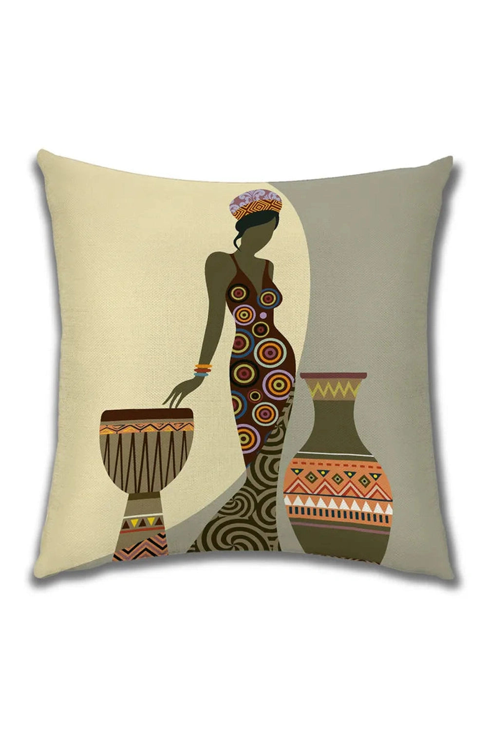 African Lady Pillow Case