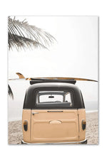 Boho Surf & Travel Canvas Poster