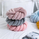 Plush Pastel Knot Pillow