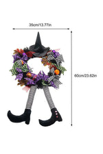 Moon Black Cats Door Wreath