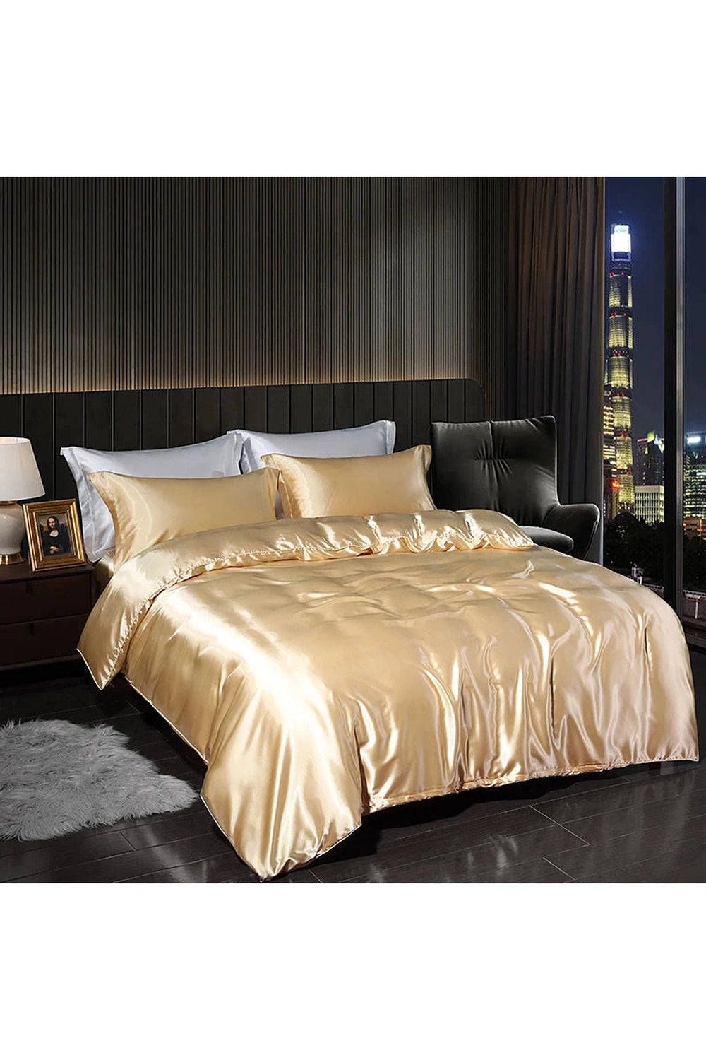 High-End Satin Bedding Set