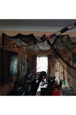 Gothic Tattered Mesh Curtain