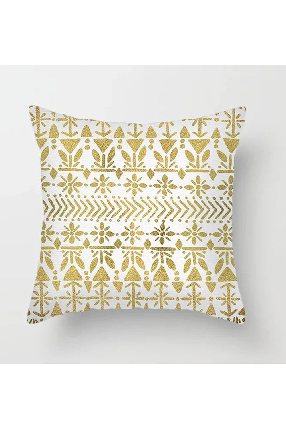 Fall Decor Yellow Leaf Polyester Pillow Case