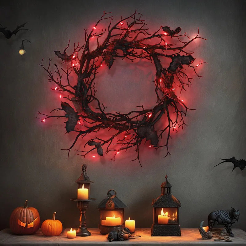 Twilight Haunted Halloween Wreath