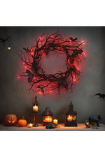 Halloween Haunted Twilight Wreath