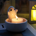 Cozy Cat Ceramic Candle Holder