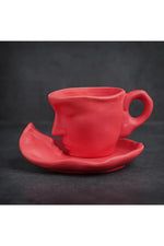 Sculpture Couple Coffee Cup Set