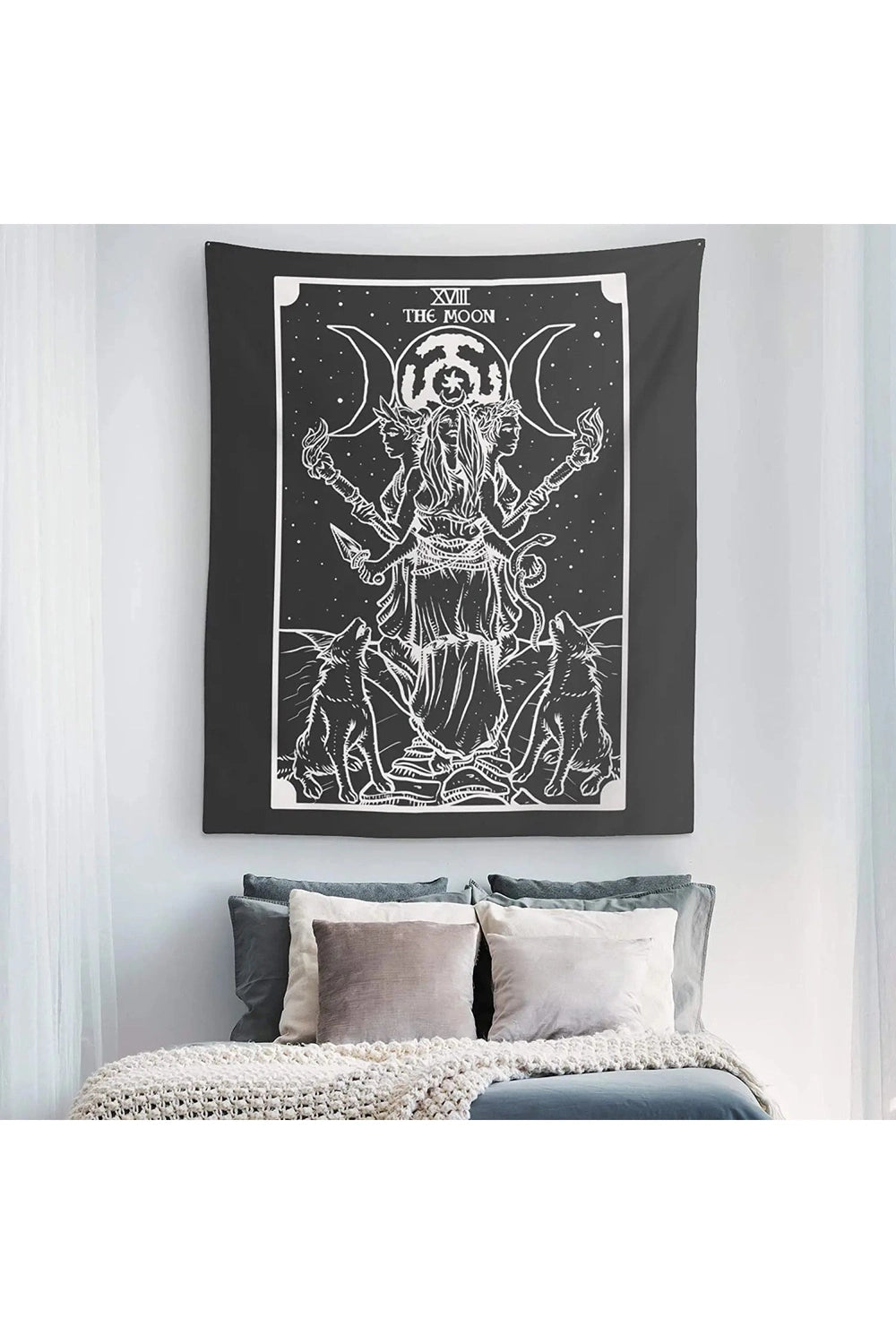 Witch Triple Moon Tapestry